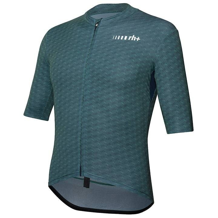 Maillot corto azul RH+ Super Light Spiral: comodidad y estilo para ciclistas