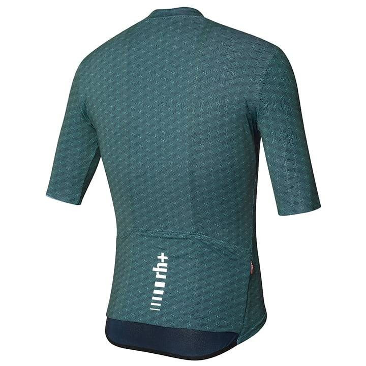 Maillot corto azul RH+ Super Light Spiral: comodidad y estilo para ciclistas