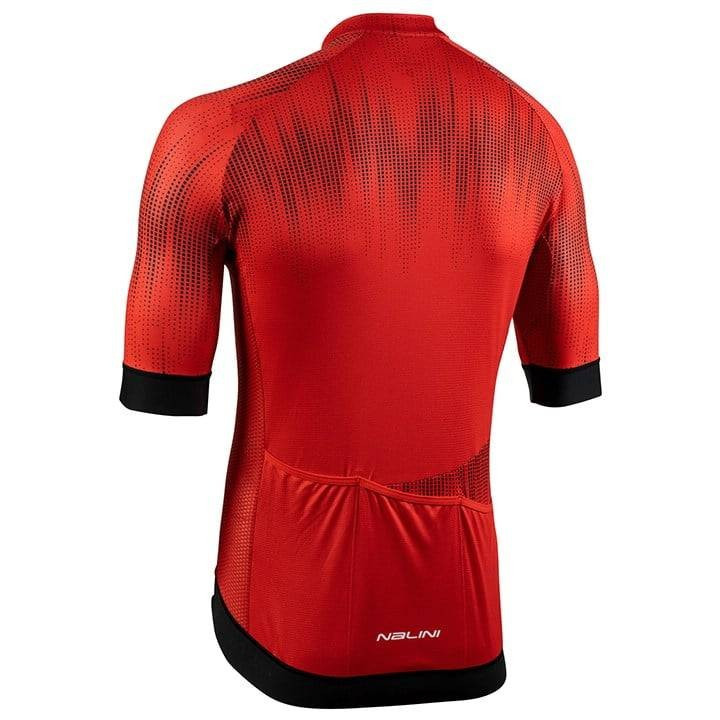 Maillot de ciclismo NALINI Helsinki 1952 en rojo y negro, estilo y comodidad para tus rutas