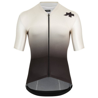Maillot corto Assos Equipe RS S11 negro y beige para ciclistas exigentes