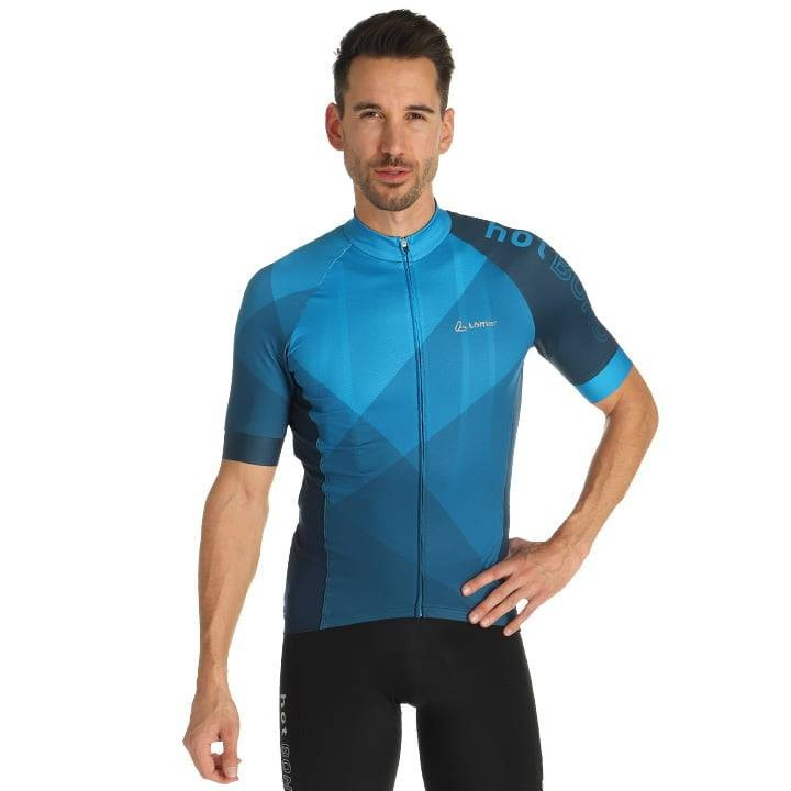 Maillot LÖFFLER Hotbond azul: comodidad y frescura para tus rutas en bici