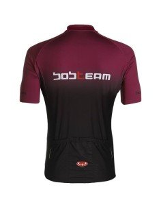 Maillot de ciclismo Primo negro-burdeos de BOBTEAM para un pedaleo cómodo y fresco 2