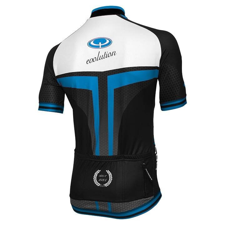 Maillot BOBTEAM Evolution 2.0 en azul y negro para ciclistas que buscan estilo y comodidad