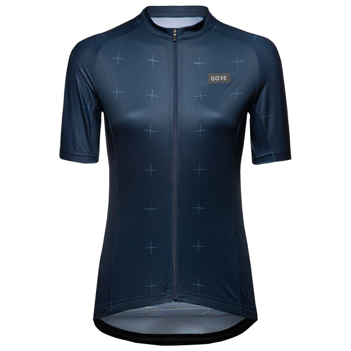 Maillot de ciclismo para mujer GORE WEAR Daily en azul oscuro y blanco, comodidad y estilo para tus rutas