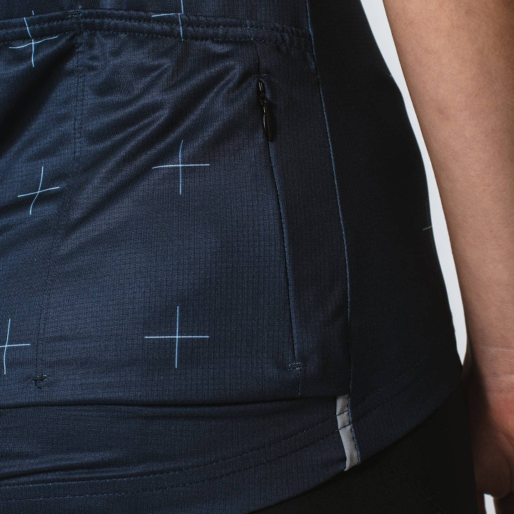 Maillot de ciclismo para mujer GORE WEAR Daily en azul oscuro y blanco, comodidad y estilo para tus rutas