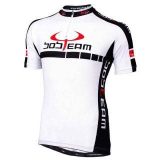 Maillot BOBTEAM de ciclismo corto en negro y blanco para estar cómodo y fresco