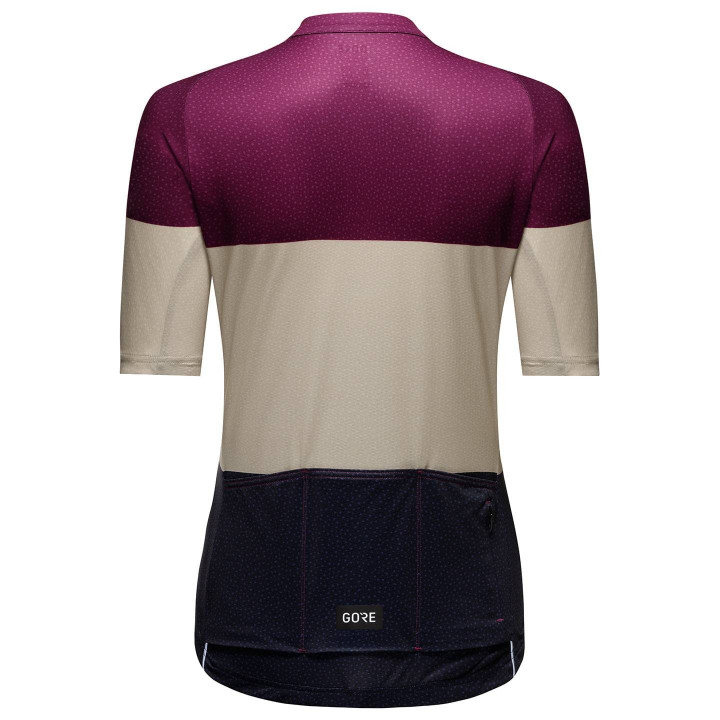 Maillot corto de ciclismo para mujer Spirit Stripes de GORE WEAR, cómodo y colorido