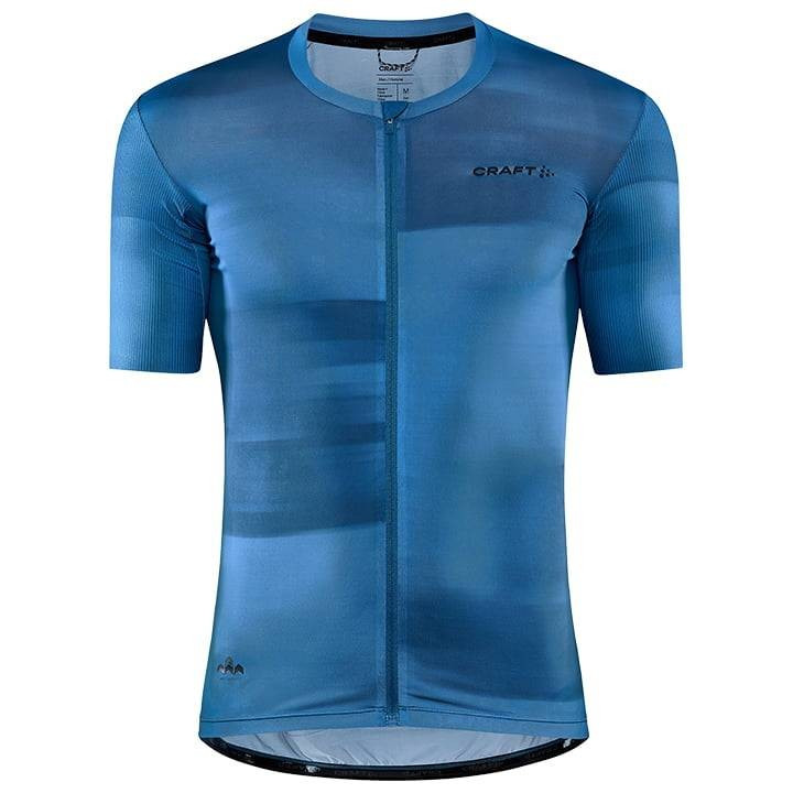 Maillot corto Aero azul CRAFT: comodidad y frescura para tus rutas en bici