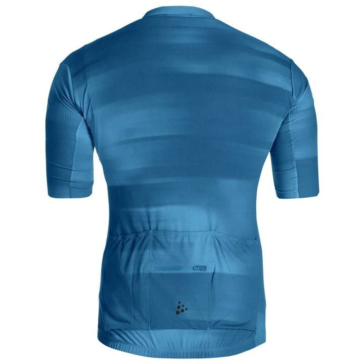 Maillot corto Aero azul CRAFT: comodidad y frescura para tus rutas en bici