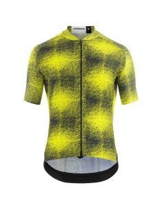 Maillot Mille GT C2 EVO Zeus amarillo y negro de ASSOS para ciclistas exigentes
