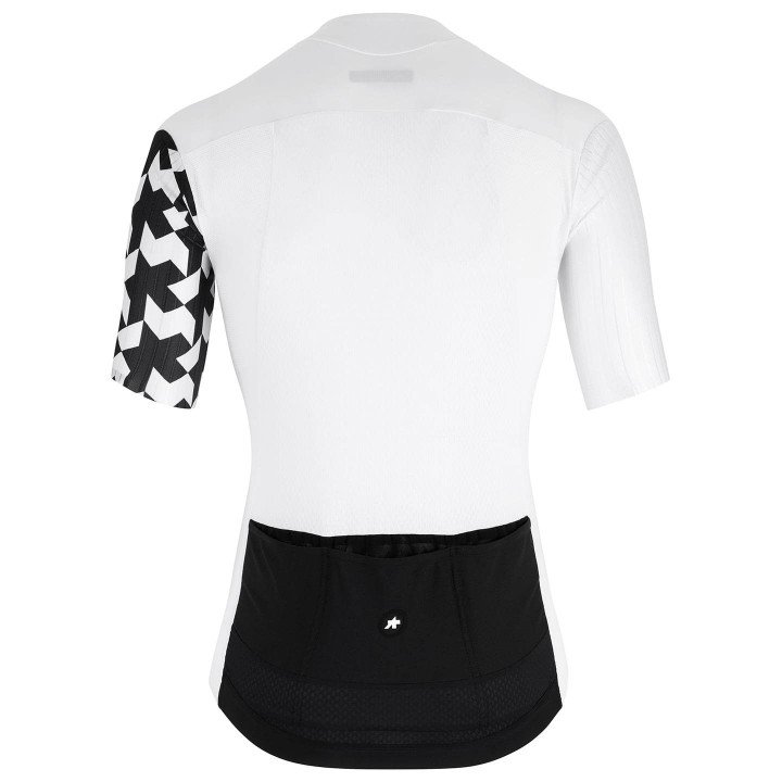 Maillot corto ASSOS Equipe RS S11 blanco: comodidad y frescura para tus rutas