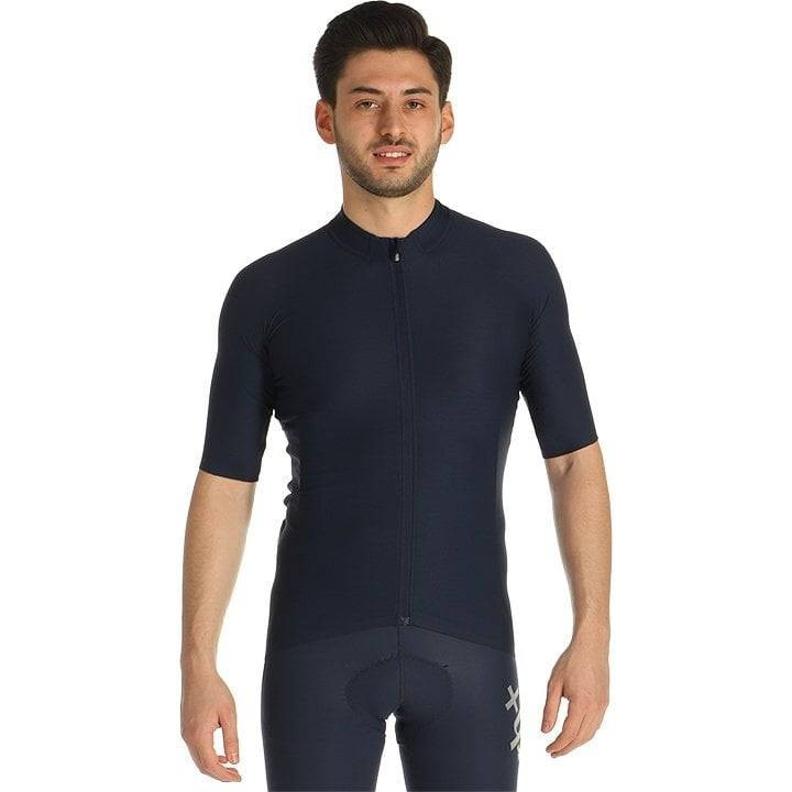 Maillot corto azul RH+ Aero: comodidad y rendimiento para ciclistas