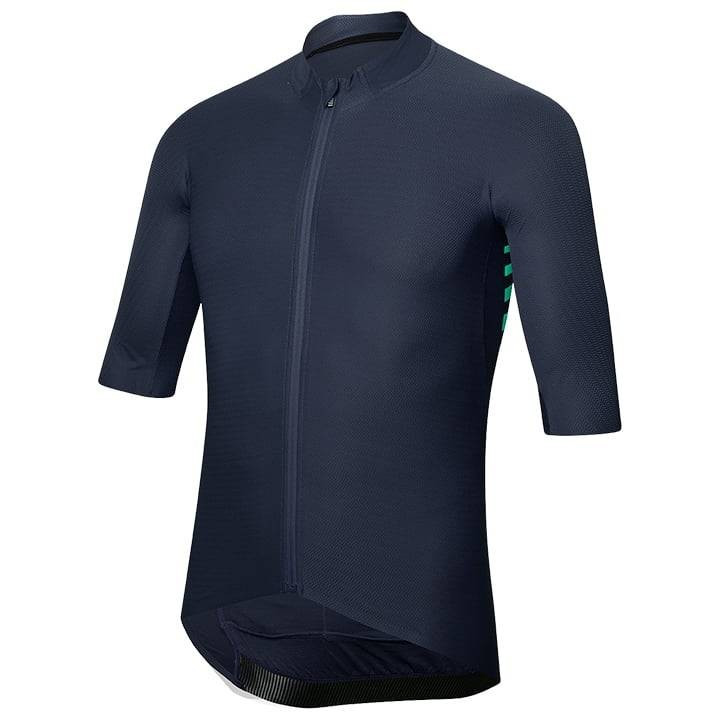 Maillot corto azul RH+ Aero: comodidad y rendimiento para ciclistas