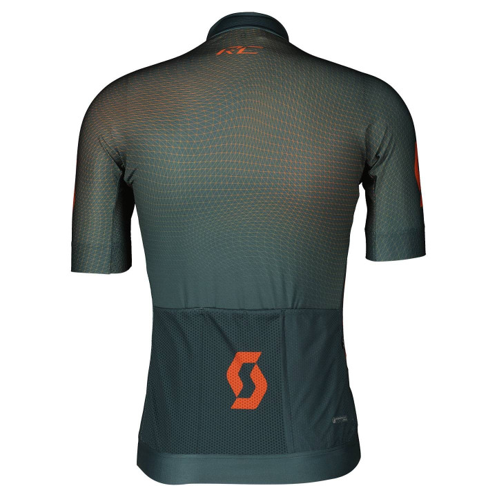 Maillot corto SCOTT RC Pro naranja y petrol para ciclistas exigentes