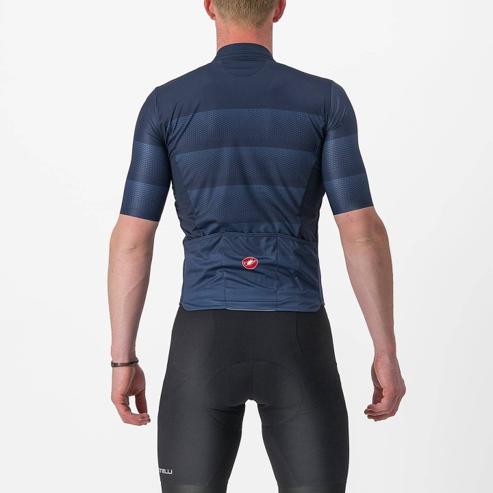 Maillot Livelli azul de CASTELLI: estilo y comodidad para tus rutas en bici