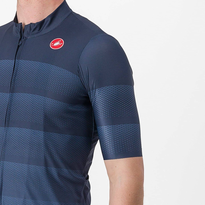 Maillot Livelli azul de CASTELLI: estilo y comodidad para tus rutas en bici