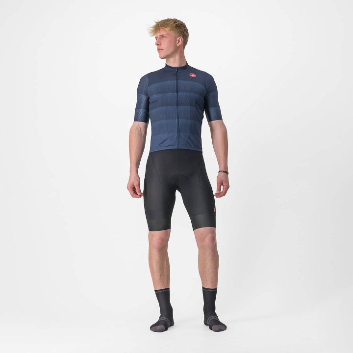 Maillot Livelli azul de CASTELLI: estilo y comodidad para tus rutas en bici