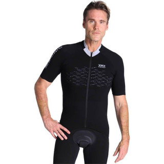 Maillot corto X-BIONIC The Trick G2 negro: confort y frescura para ciclistas