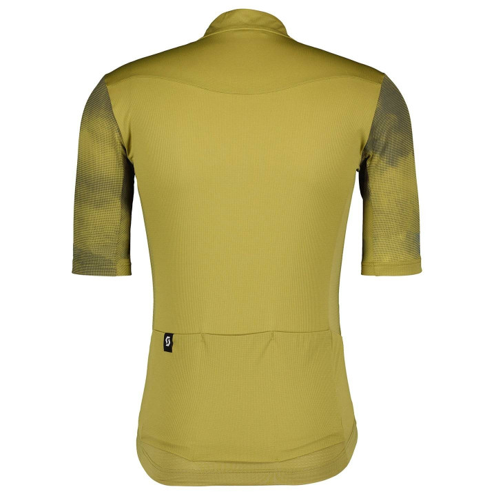 Maillot corto SCOTT Gravel 10 gris-oliva: comodidad y estilo para tus rutas en bicicleta