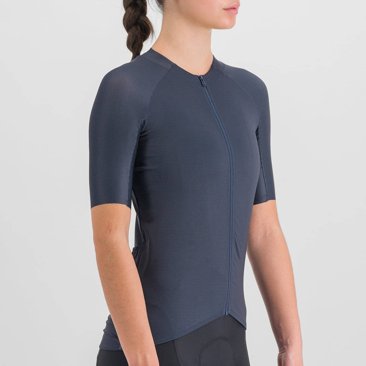 Maillot corto para mujer SPORTFUL Matchy en azul oscuro, comodidad y estilo para tus paseos en bici
