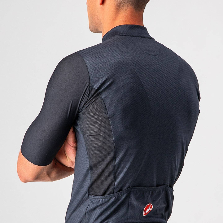 Maillot Bagarre negro-gris de CASTELLI: comodidad y estilo para tus rutas