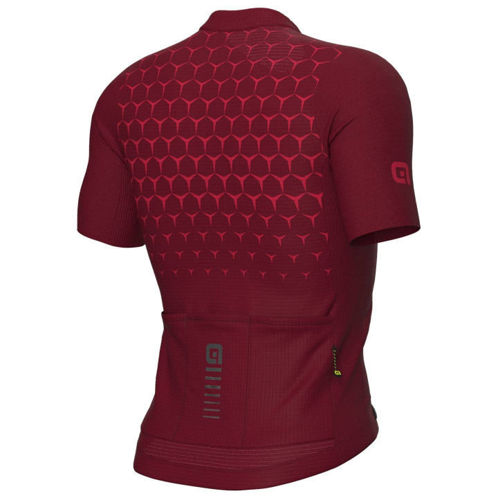 Maillot corto ALÉ Quick rojo: comodidad y frescura en cada pedalada