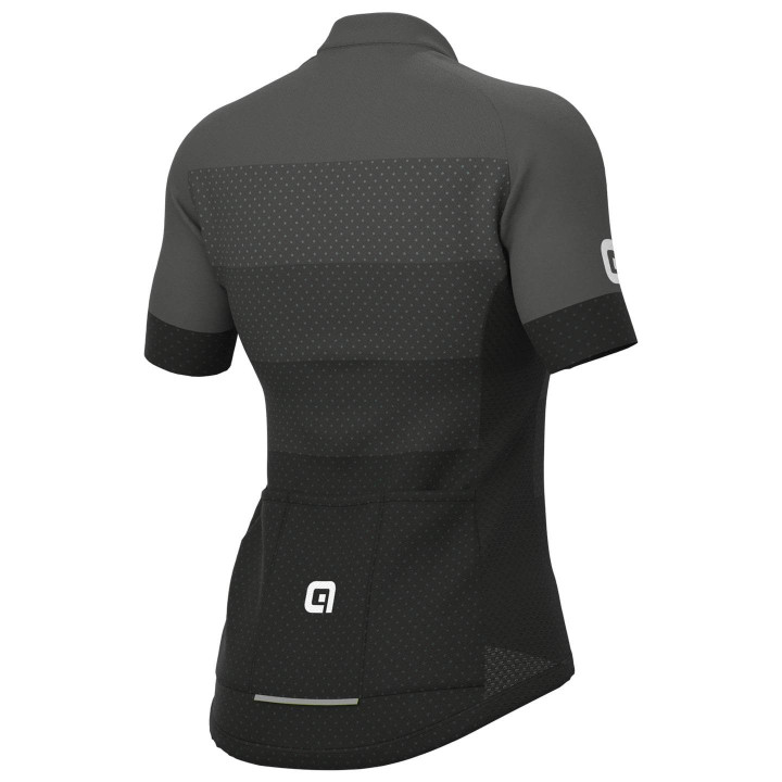 Maillot corto de ciclismo para mujer Level gris de ALÉ, comodidad y estilo en cada pedalada