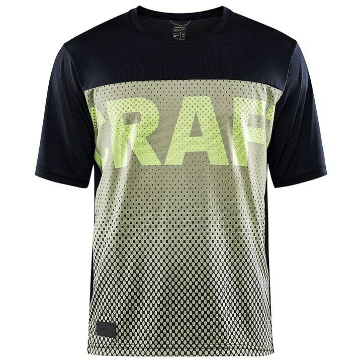 Maillot CRAFT BTT Offroad verde-negro: comodidad y estilo para tus rutas de montaña