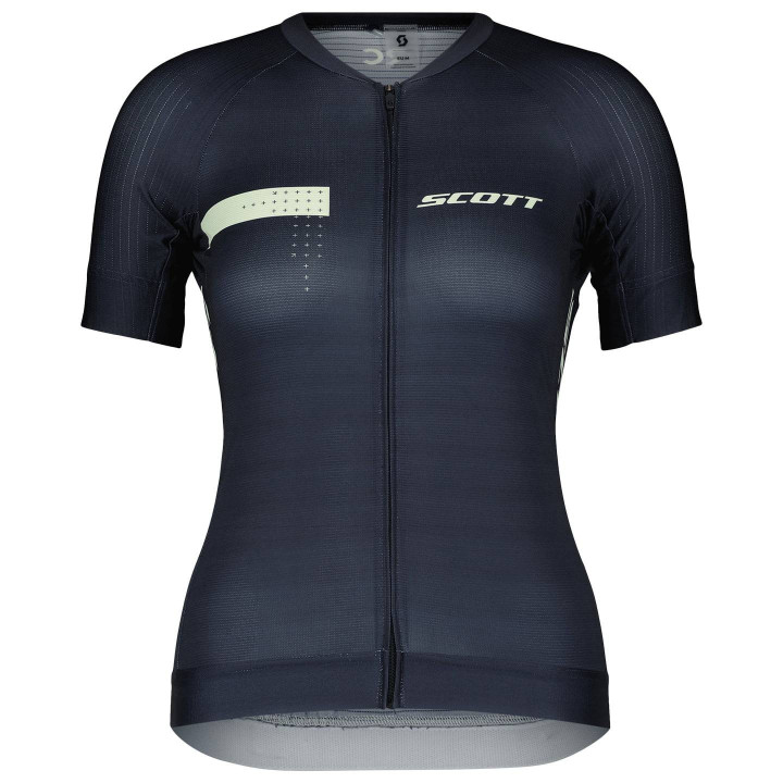Maillot de ciclismo mujer SCOTT RC Pro en azul oscuro, comodidad y estilo para tus rutas