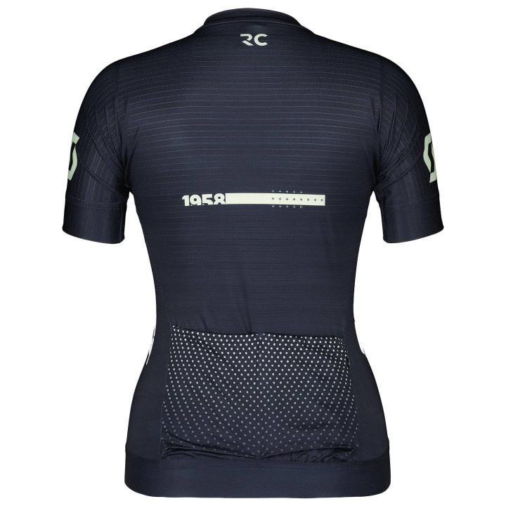 Maillot de ciclismo mujer SCOTT RC Pro en azul oscuro, comodidad y estilo para tus rutas