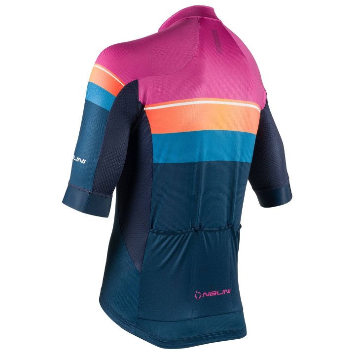 Maillot NALINI New Speed fucsia y azul: comodidad y estilo para tus rutas en bicicleta