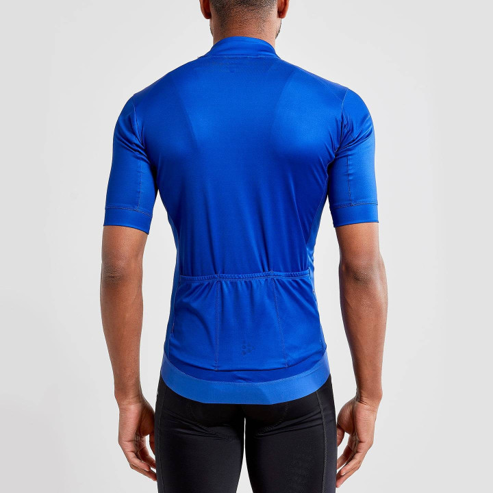 Maillot corto Essence azul de CRAFT: Comodidad y estilo para ciclistas