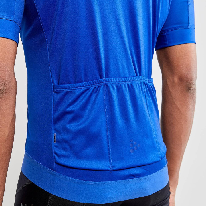 Maillot corto Essence azul de CRAFT: Comodidad y estilo para ciclistas