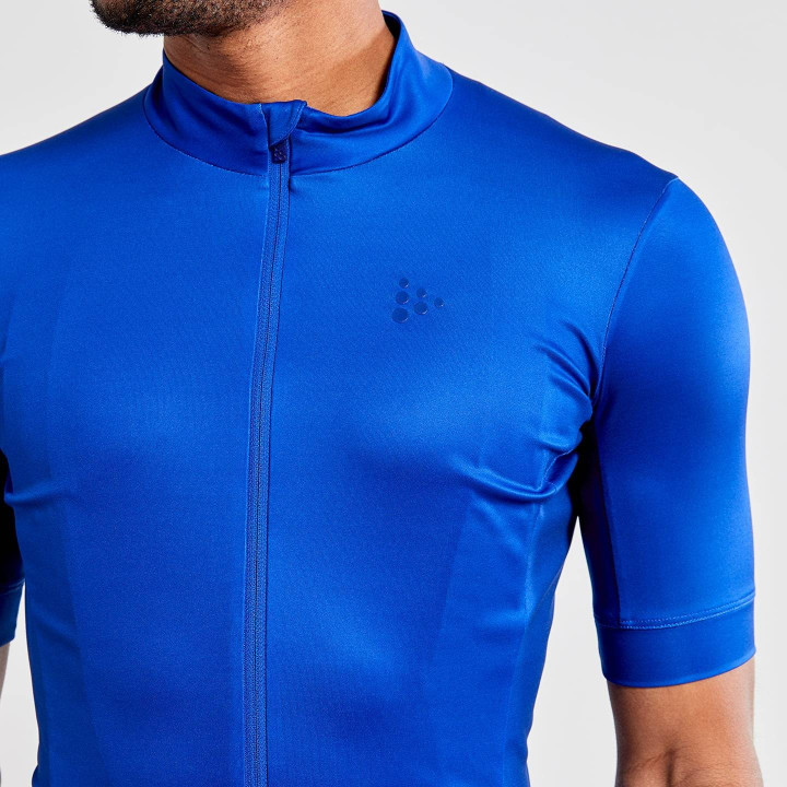 Maillot corto Essence azul de CRAFT: Comodidad y estilo para ciclistas