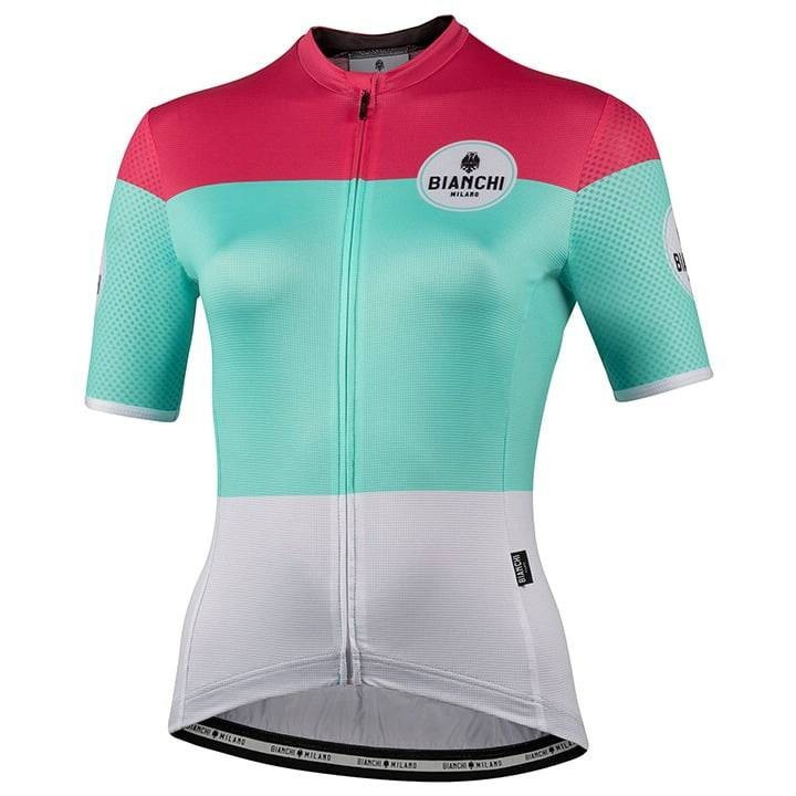 Maillot corto mujer Bianchi Milano Gordona: estilo y comodidad sobre la bici