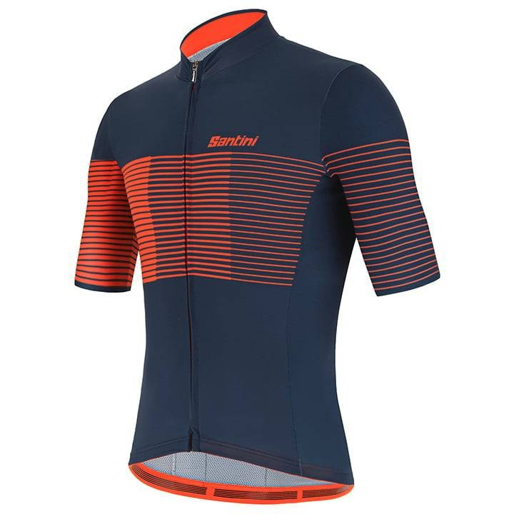 Maillot de ciclismo Tono Freccia azul SANTINI: comodidad y frescura en cada pedalada