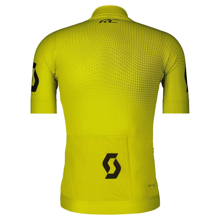 Maillot cortos SCOTT RC Pro amarillo y negro para ciclistas exigentes
