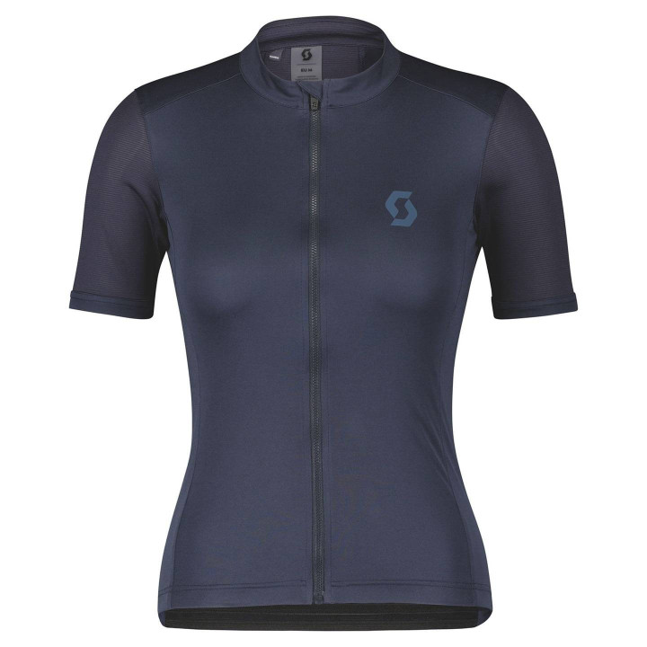 Maillot de ciclismo corto para mujer SCOTT Endurance 10 en azul oscuro
