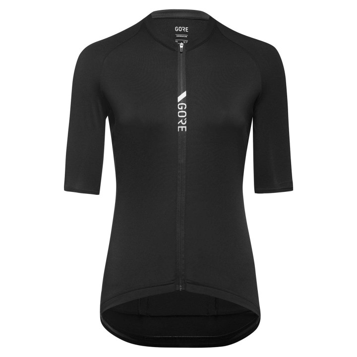 Maillot corto para mujer GORE WEAR Torrent negro, comodidad y estilo en tus rutas en bicicleta