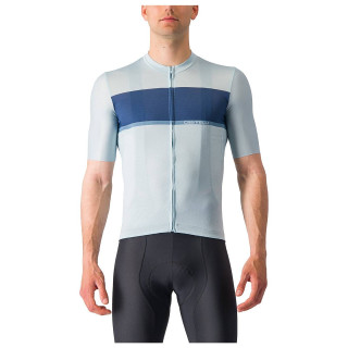 Maillot corto Castelli Tradizione azul claro: comodidad y estilo para tus rutas en bici