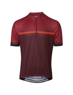 Maillot de ciclismo VAUDE Posta HZ II burdeos: comodidad y estilo para tus rutas