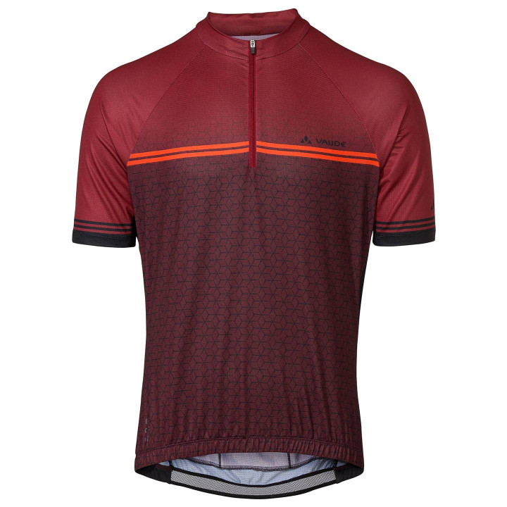 Maillot de ciclismo VAUDE Posta HZ II burdeos: comodidad y estilo para tus rutas
