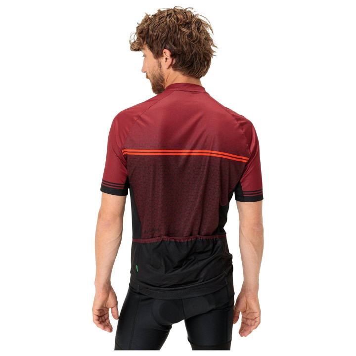Maillot de ciclismo VAUDE Posta HZ II burdeos: comodidad y estilo para tus rutas