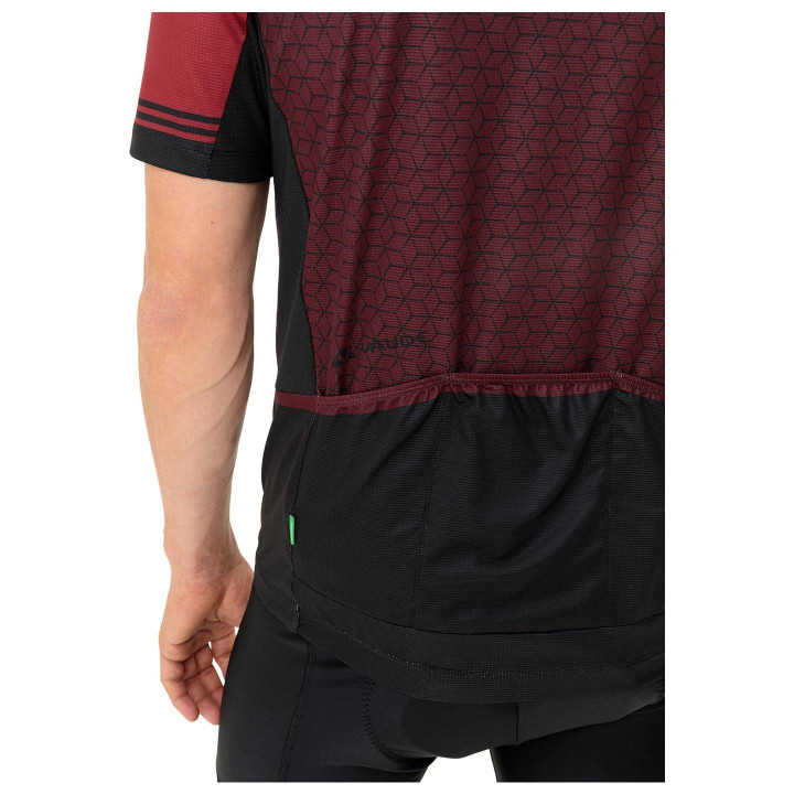 Maillot de ciclismo VAUDE Posta HZ II burdeos: comodidad y estilo para tus rutas