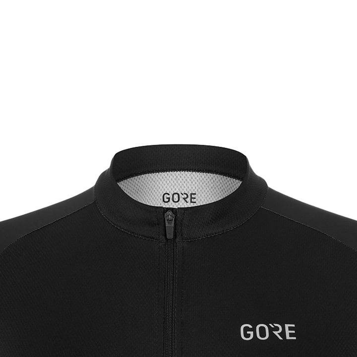 Maillot corto mujer Skyline fucsia y negro para ciclismo cómodo y estiloso