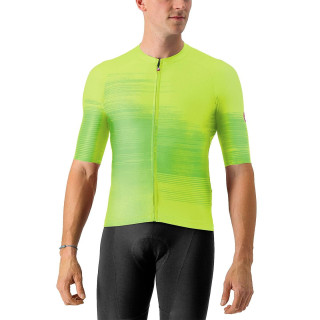 Maillot Aero Race 6.0 verde neón de CASTELLI: estilo y comodidad para tus rutas en bici