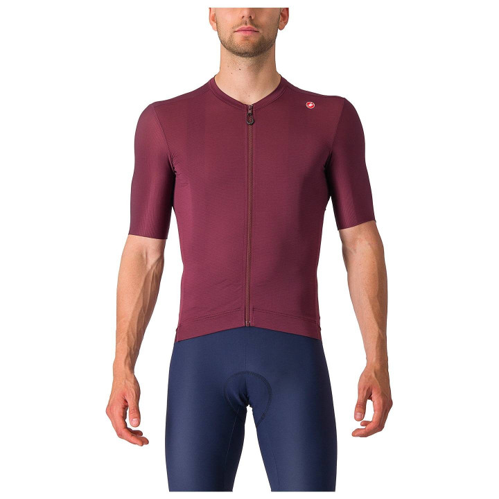 Maillot de ciclismo Espresso burdeos CASTELLI: comodidad y estilo para tus rutas