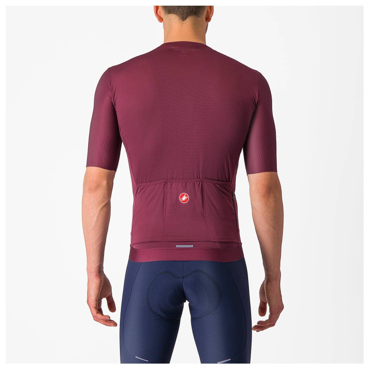 Maillot de ciclismo Espresso burdeos CASTELLI: comodidad y estilo para tus rutas