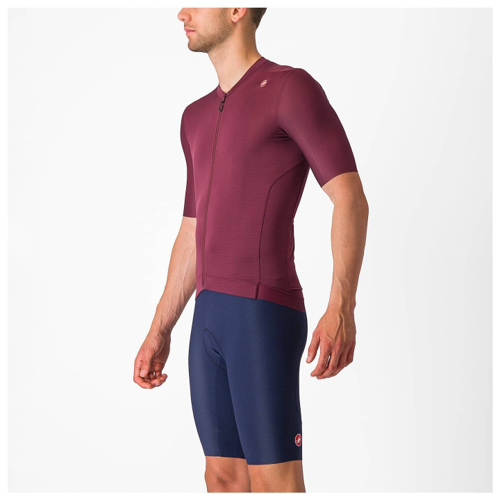 Maillot de ciclismo Espresso burdeos CASTELLI: comodidad y estilo para tus rutas