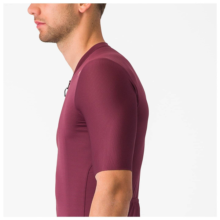 Maillot de ciclismo Espresso burdeos CASTELLI: comodidad y estilo para tus rutas
